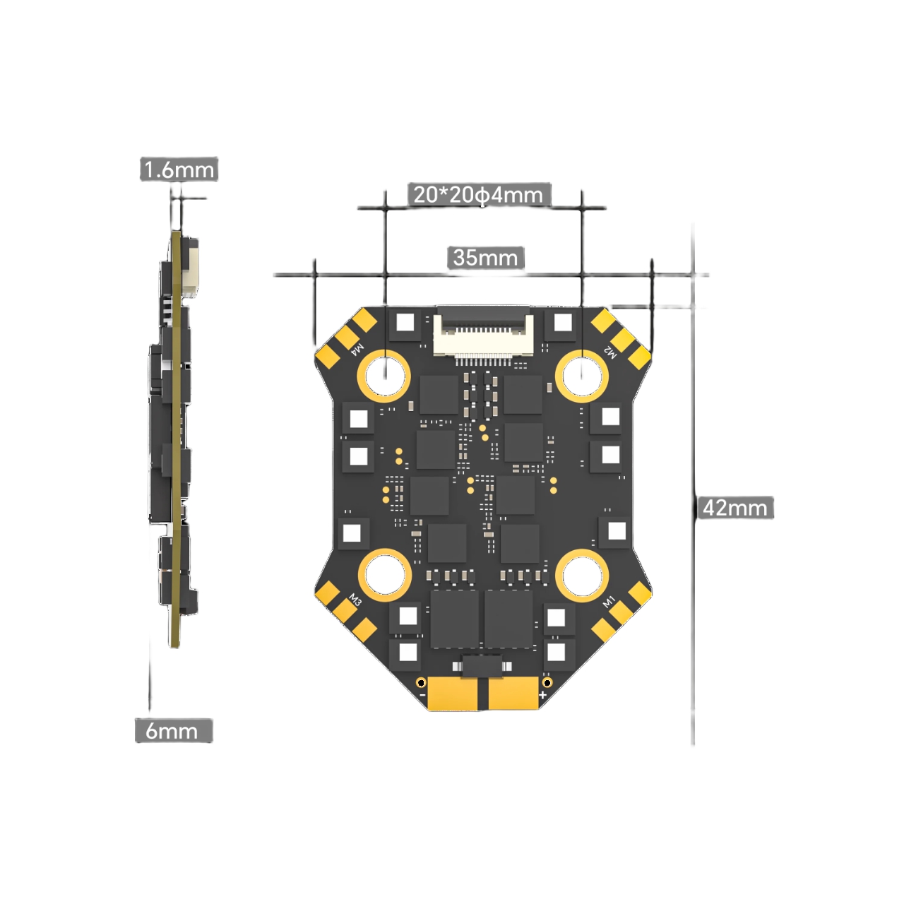 ชุดอุปกรณ์ IFlight Borg Mini F - Fpv Flight Controller F7 Stack 60A บทวิจารณ์และราคา