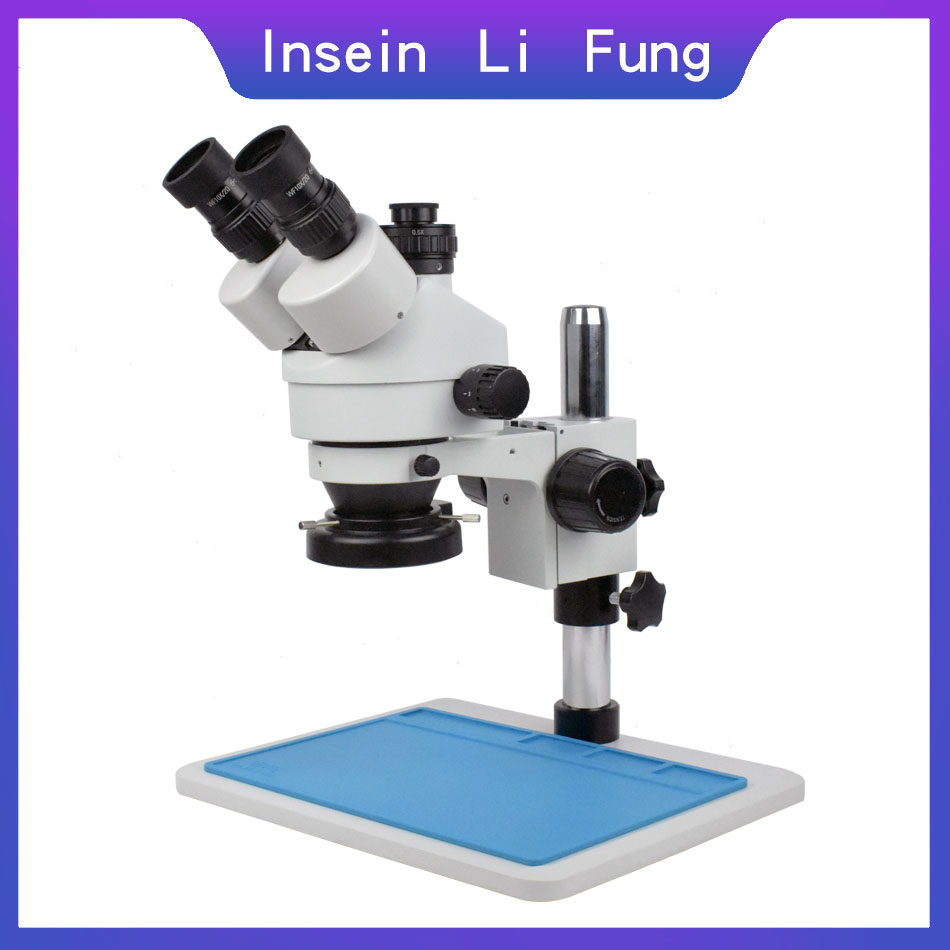 อุตสาหกรรมสเตอริโอกล้องจุลทรรศ - Stereo Trinocular Microscope Pcb บทวิจารณ์และราคา