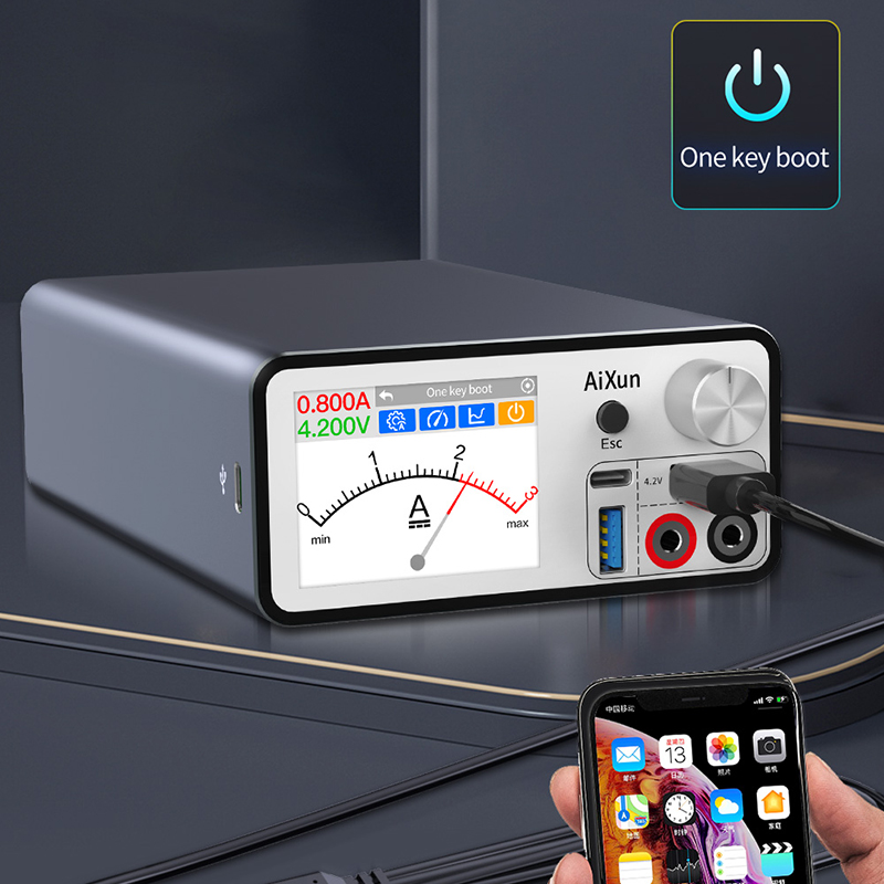 Aixun P2408S แหล่งจ่ายไฟ DC ปร - Linear Lab Power Supply Adjustable บทวิจารณ์และราคา
