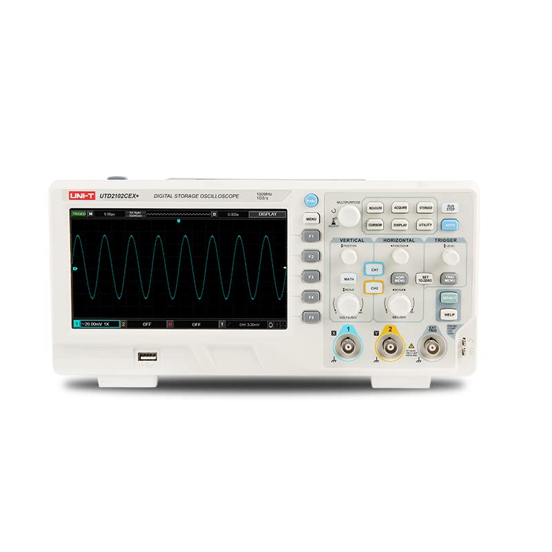 UTD2102CEX+ ออสซิลโลสโคปดิจิตอ - Digital Storage Oscilloscope 100Mhz บทวิจารณ์และราคา