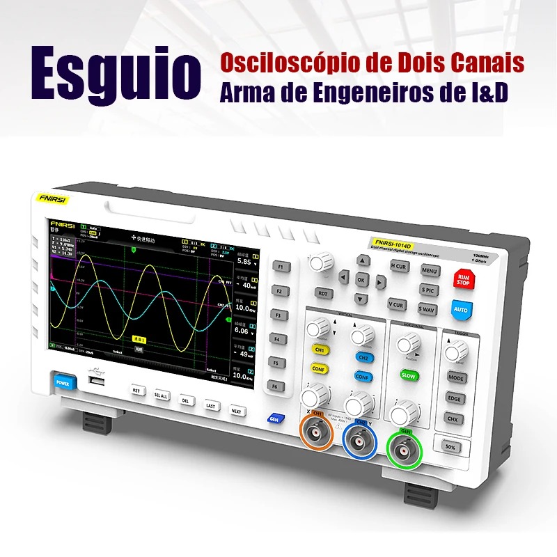 FNIRSI 1014D ออสซิลโลสโคปดิจิต - Digital Storage Oscilloscope 100Mhz บทวิจารณ์และราคา