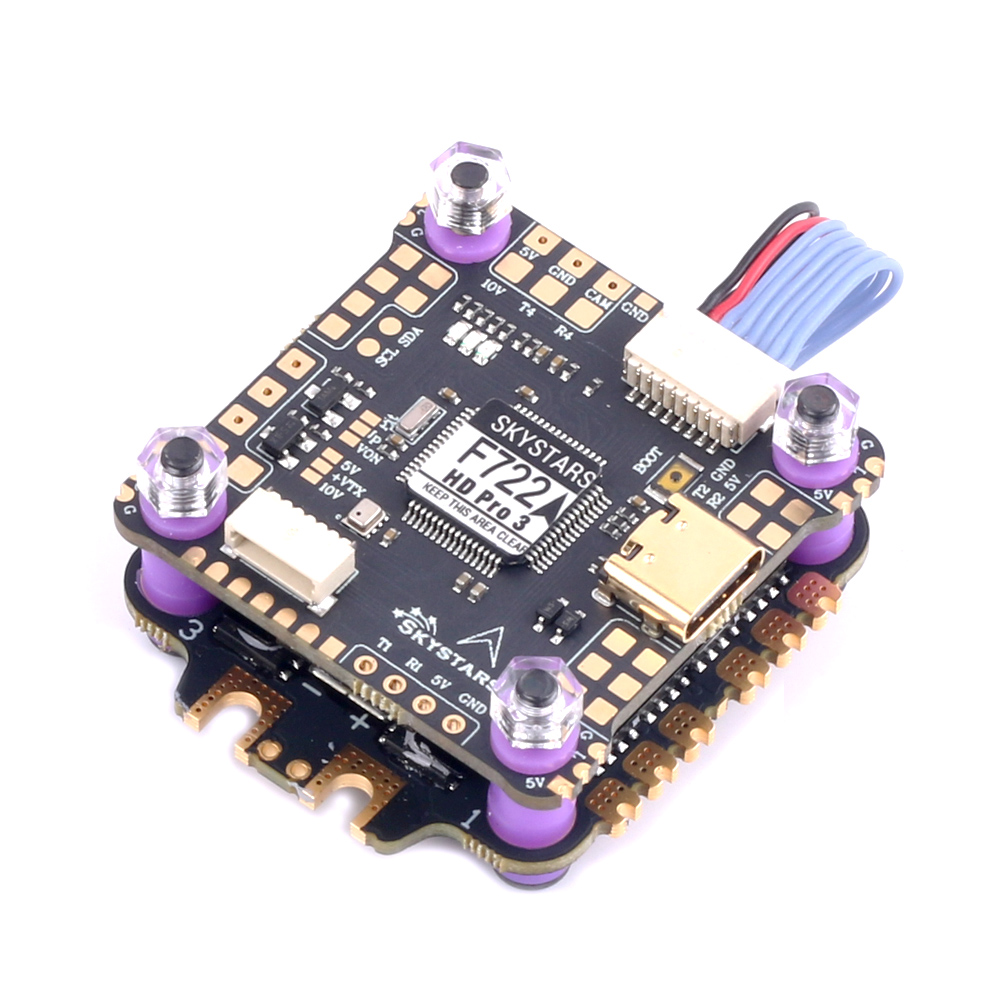 ชุดควบคุมการบิน SKYSTARS F7 แล - Fpv Flight Controller F7 Stack 60A บทวิจารณ์และราคา