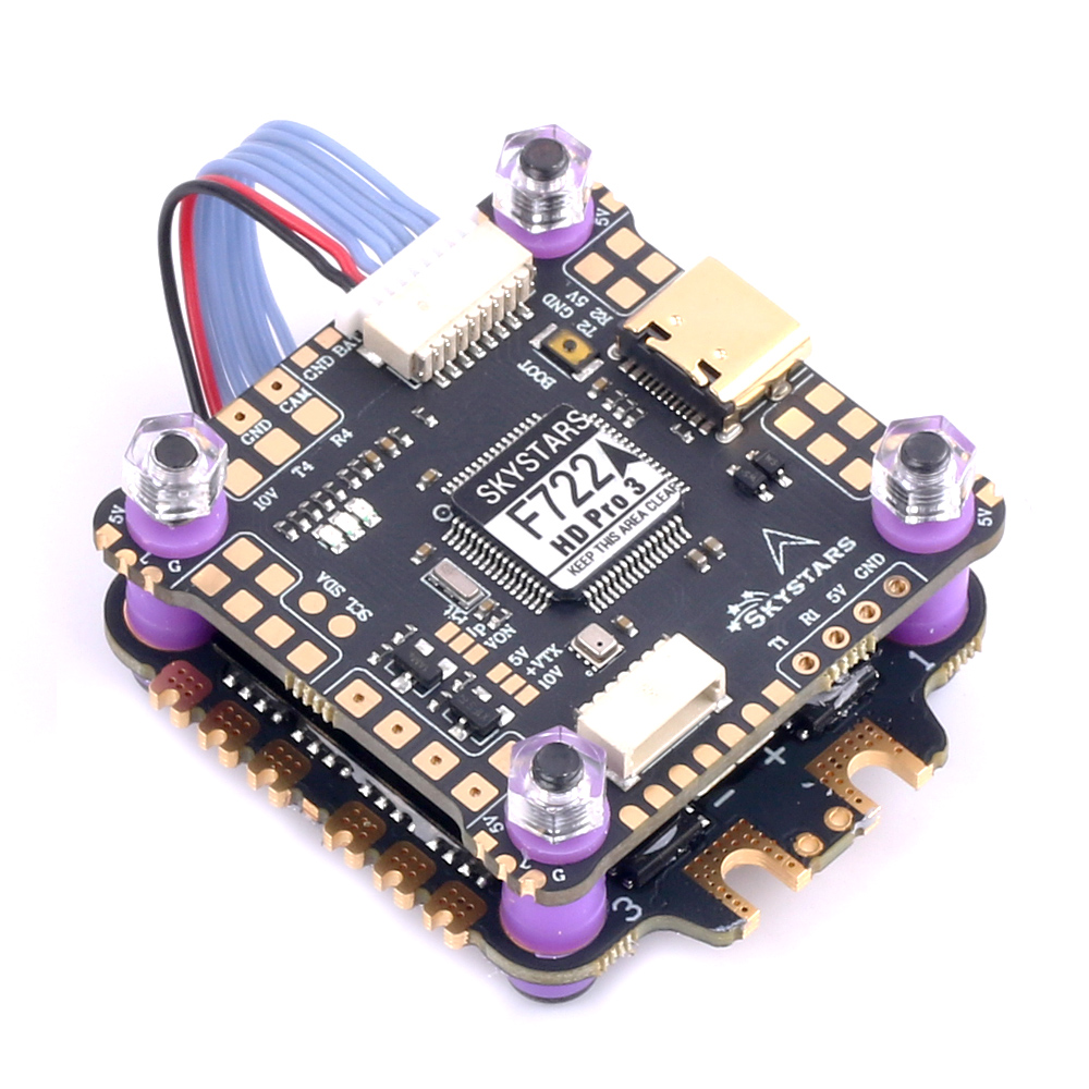 ชุดควบคุมการบิน SKYSTARS F7 แล - Fpv Flight Controller F7 Stack 60A บทวิจารณ์และราคา