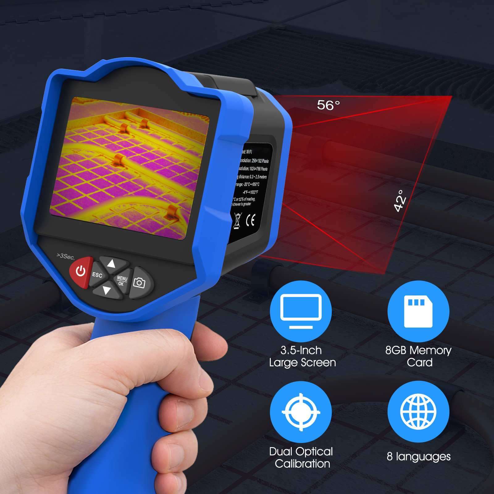 กล้องถ่ายภาพความร้อน HoldPeak  - Thermal Imaging Camera Pcb Repair บทวิจารณ์และราคา