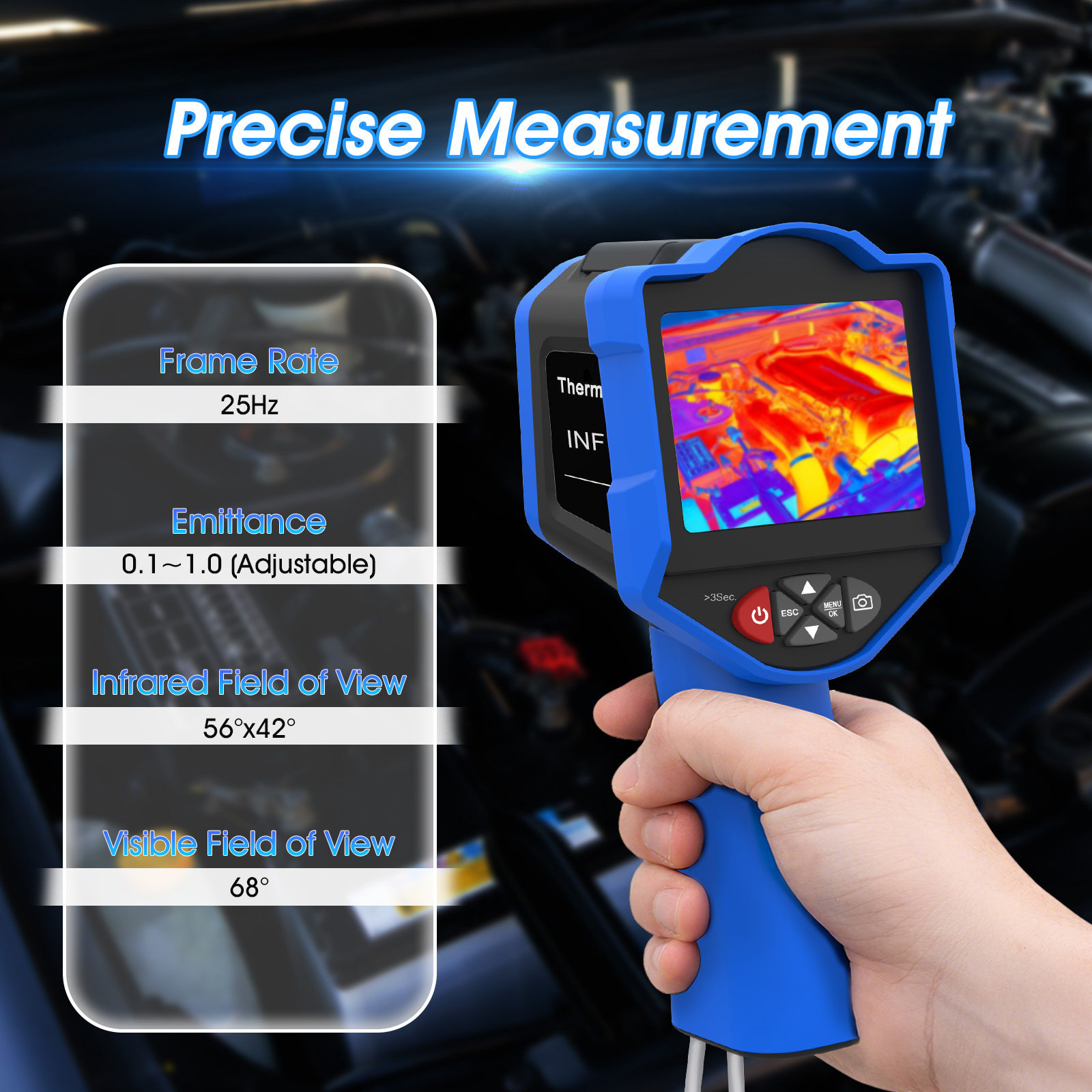 กล้องถ่ายภาพความร้อน HoldPeak  - Thermal Imaging Camera Pcb Repair บทวิจารณ์และราคา